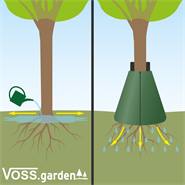 Waterzak voor mobiele irrigatie van bomen, boombewateringszak 56 liter