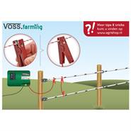 VOSS.farming verbindingskabel 60cm met 2 krokodillenbekklemmen