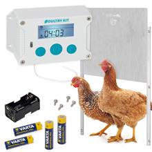 SET: VOSS.farming Poultry Kit - automatisch kippenluik, 430 x 400 mm