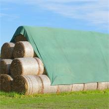 VOSS.farming vliesdoek, afdekvlies 9,8 x 12 m, 140 g/m² vlies voor hooi, stro, bieten, aardappels