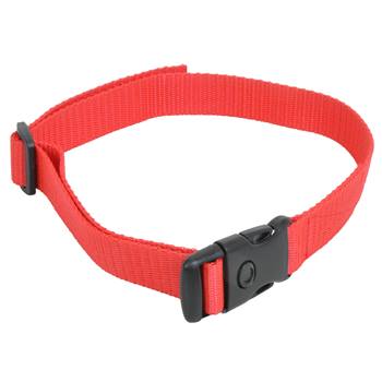 Nylon halsband, DogTrace + PetSafe + Canicom, rood
