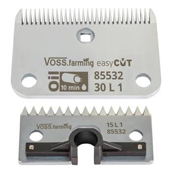 VOSS.farming "easyCUT" set scheermessen voor paardenscheermachine (30/15 tanden), 1mm scheerhoogte