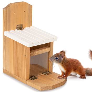 VOSS.garden eekhoorn voederhuis "Hult", voederstation voor eekhoorns
