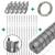 50 meter Premium wildgaas complete set 160/24/15+ Z-profielpalen + staaldraad + draadspanners