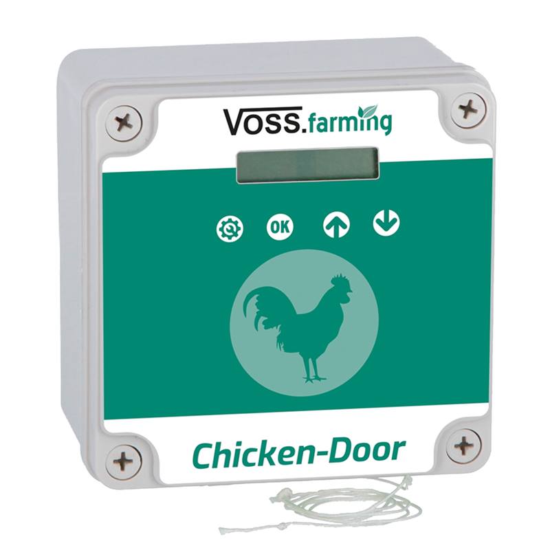 Begunstigde Achteruit Grazen VOSS.farming Chicken-Door - elektrisch automatisch kippenluik voor het  kippenhok