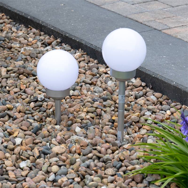 VOSS.garden tuinverlichting op zonne-energie "Apollos", bollamp voor tuin & balkon